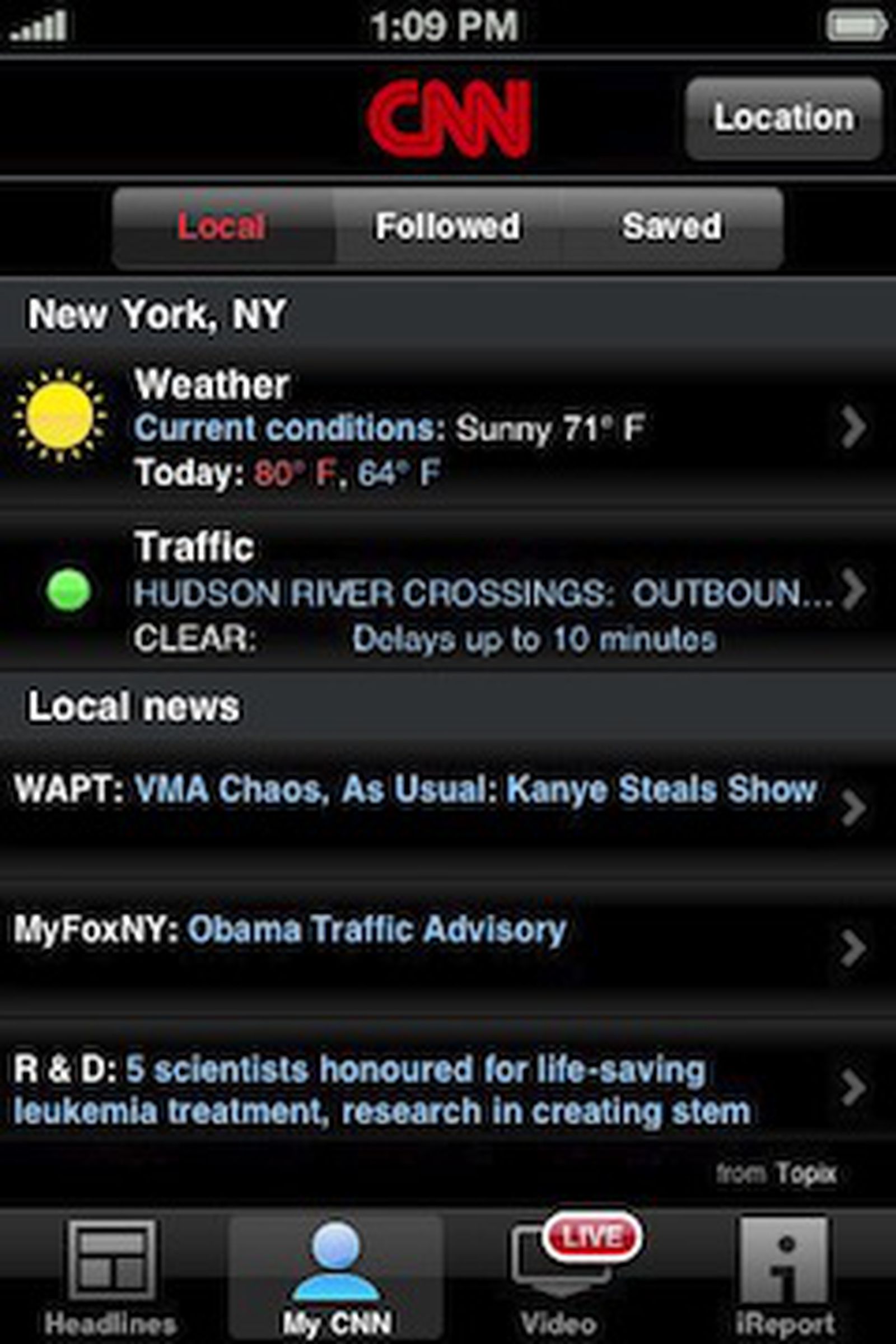 'CNN Mobile' Appears in App Store - MacRumors
