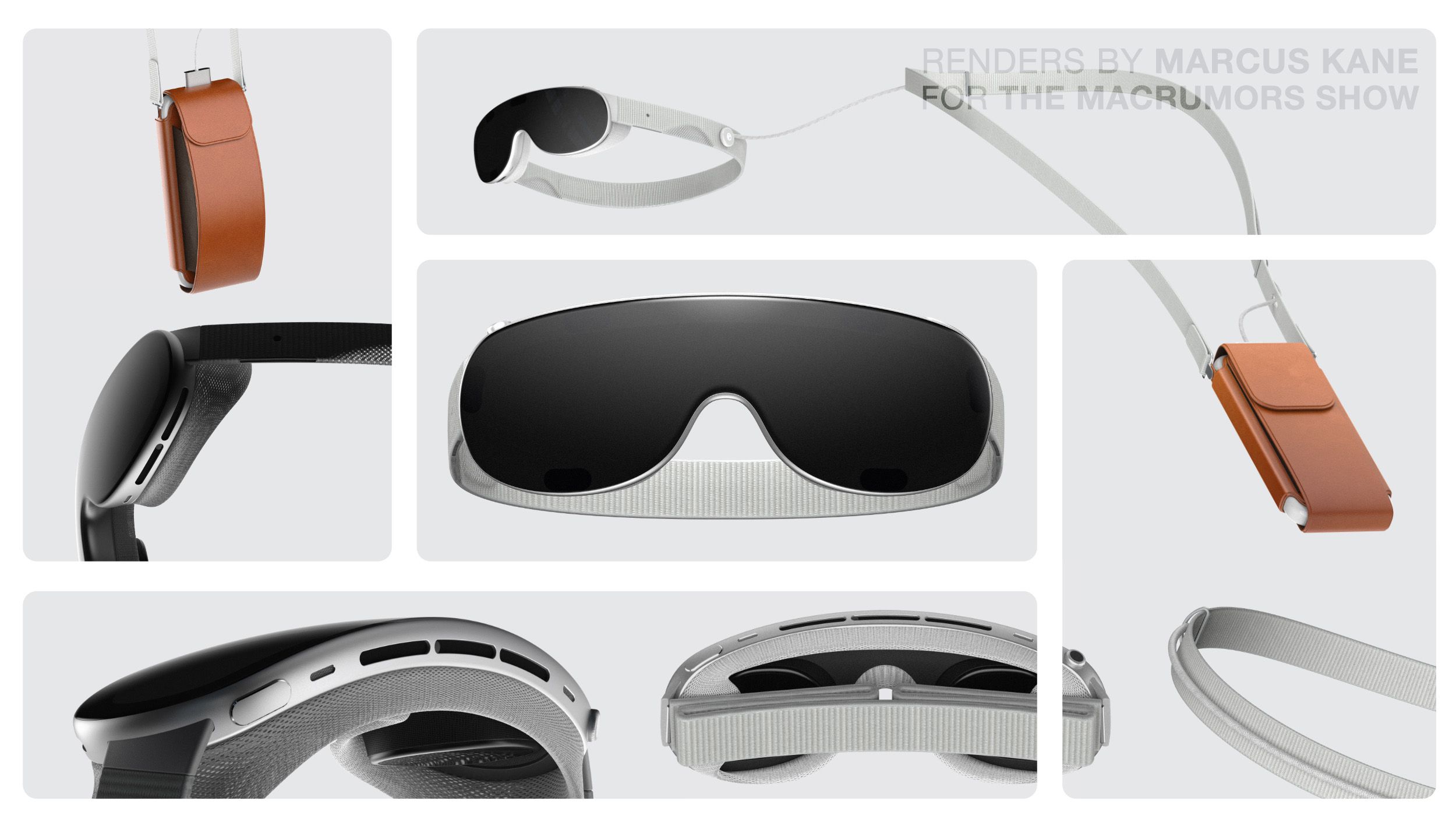 Демонстрация MacRumors: дизайнер продуктов Маркус Кейн представляет, как может выглядеть гарнитура Apple AR / VR