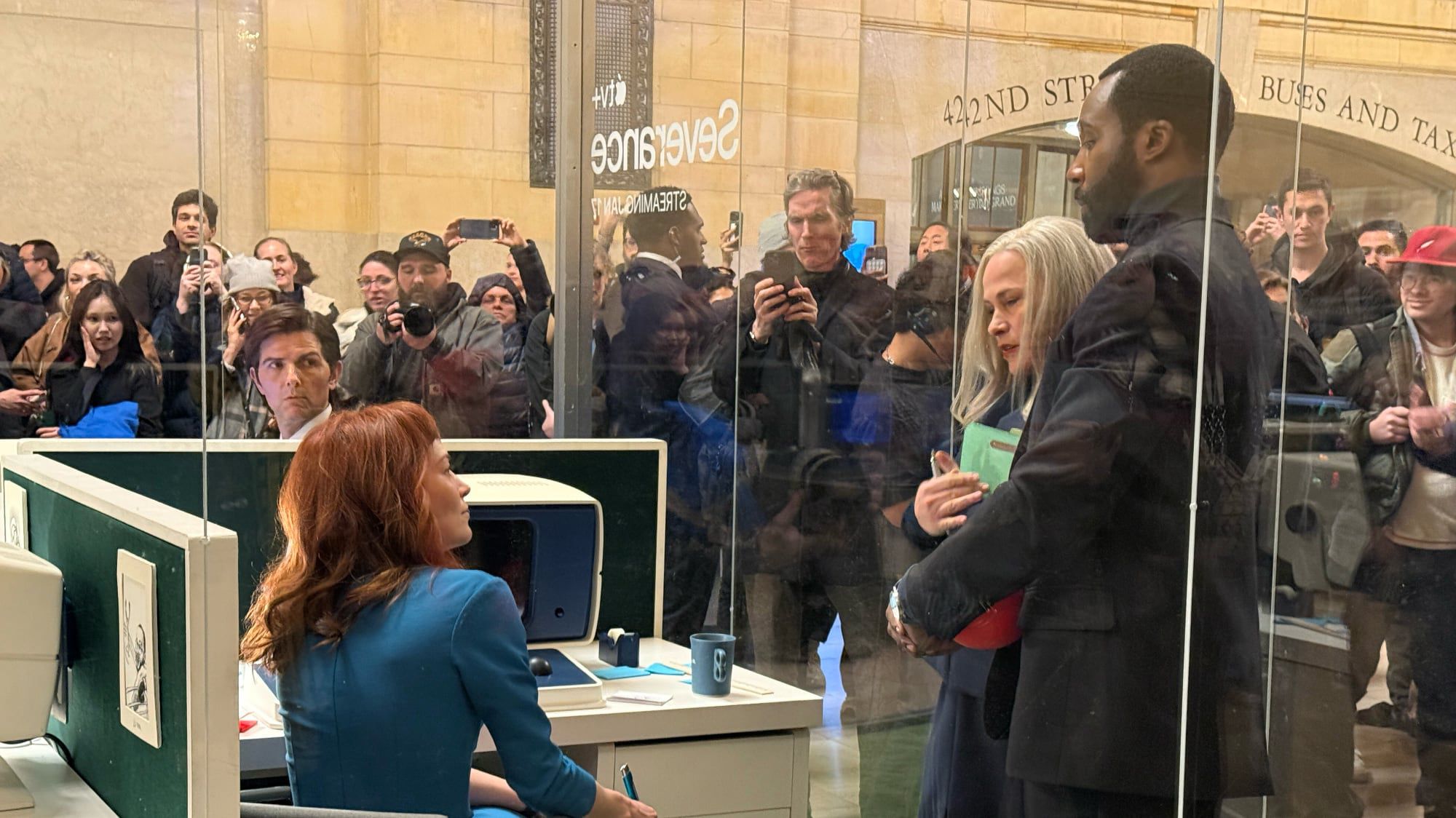 Apple Promotes Severance Season 2 Premiere With Lumon Industries Pop-Up and Visits From Actors