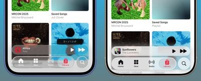 iOS 26 NAV Bar Transparencia Beta 3