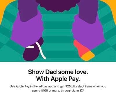apple pay fathers day promo