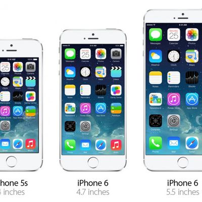 iphone 5s 6 sizes