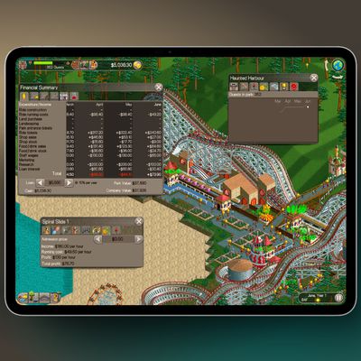 Apple Arcade RollerCoaster Tycoon