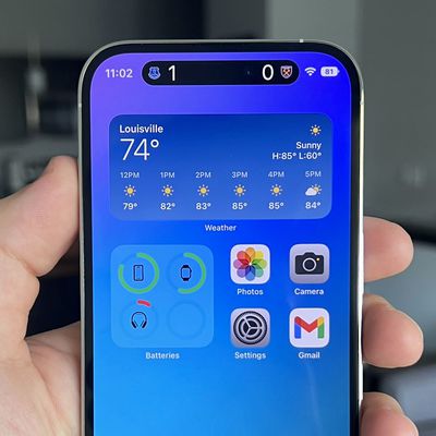 iPhone 14 Pro Sports Scores Dynamic Island