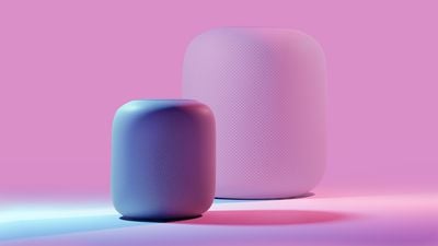 Smaller HomePod feature pink copy