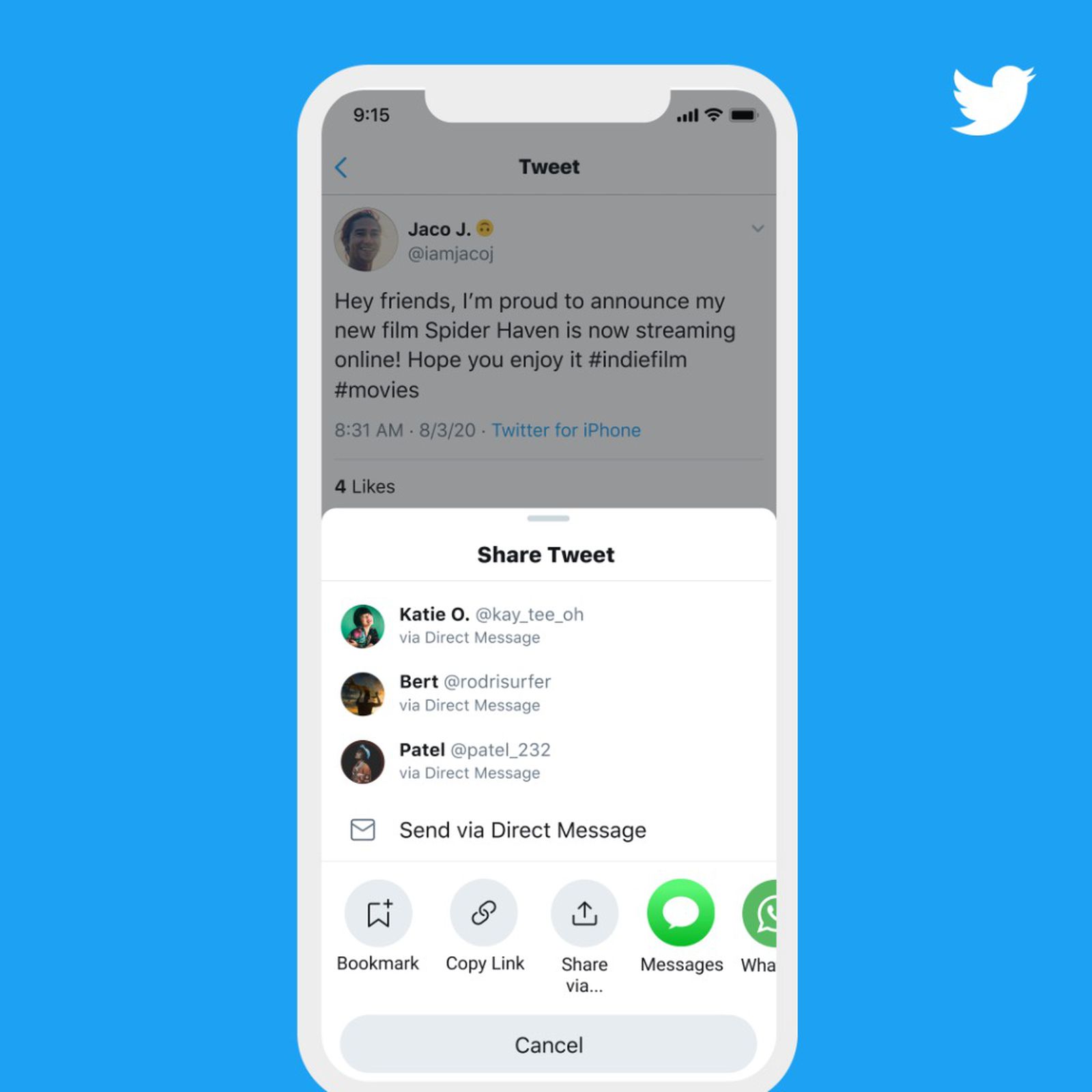 Twitter Rolls Out New Share Tweet Menu In Ios App Macrumors