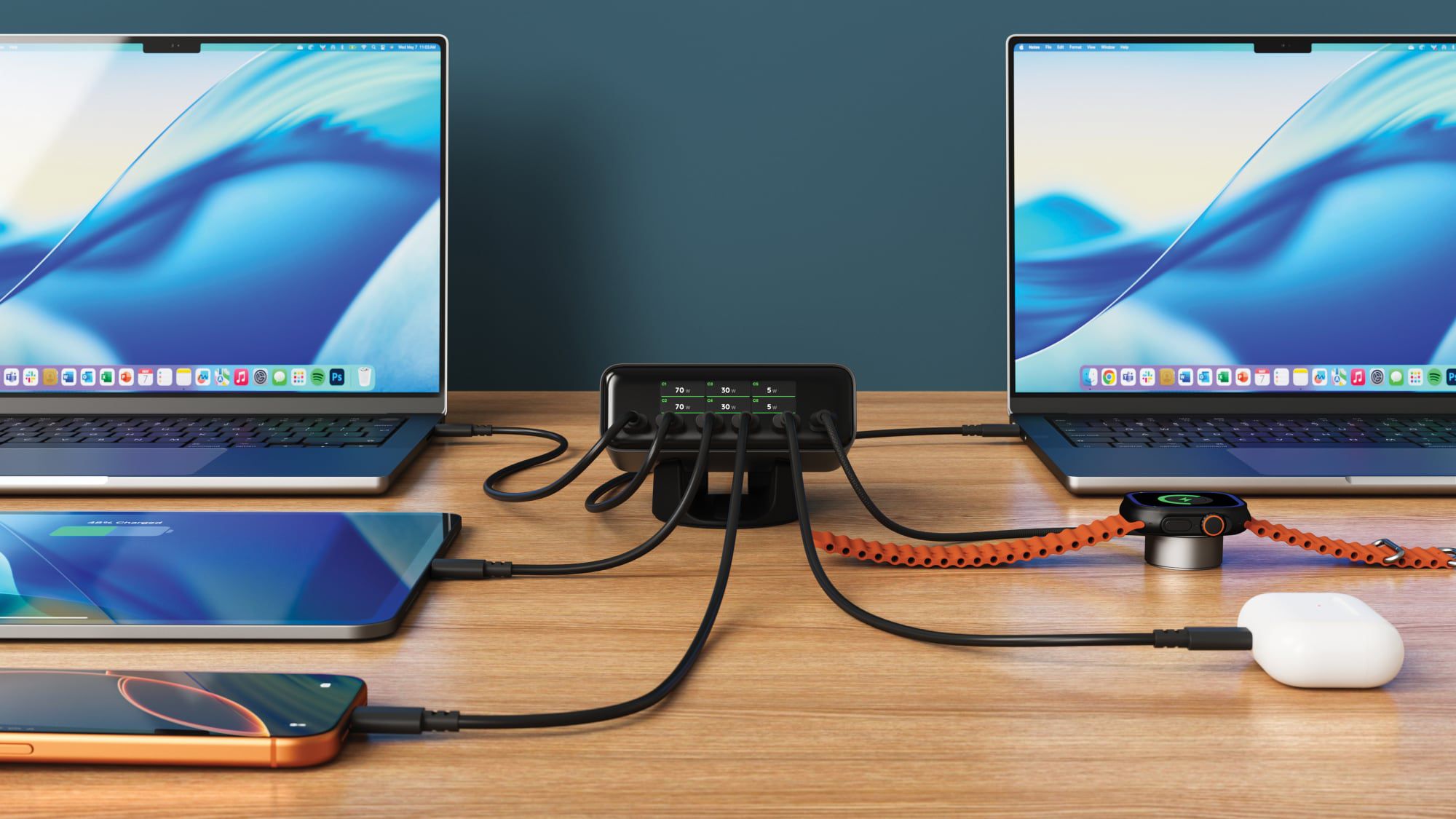 Satechi Launches 240W ChargeView Desktop Charger With Six USB-C Ports ...