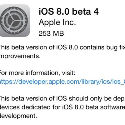 ios 8 beta 4