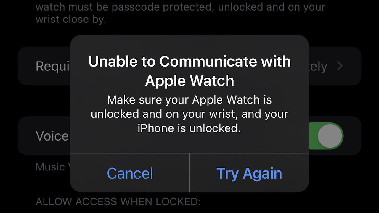 turn off unlock with apple watch mac