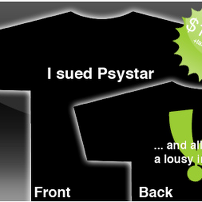 i sued psystar shirt