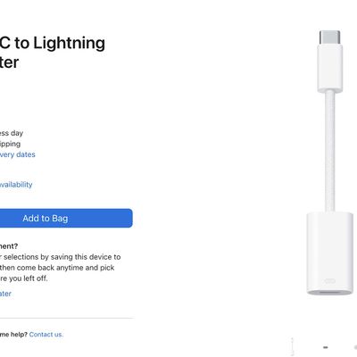 USB C Lightning Adapter