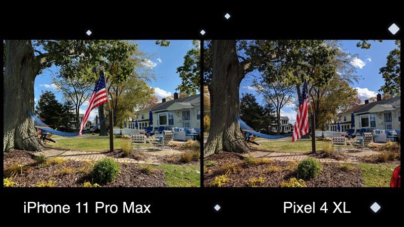 pixel 4xl camera vs iphone 11 pro max