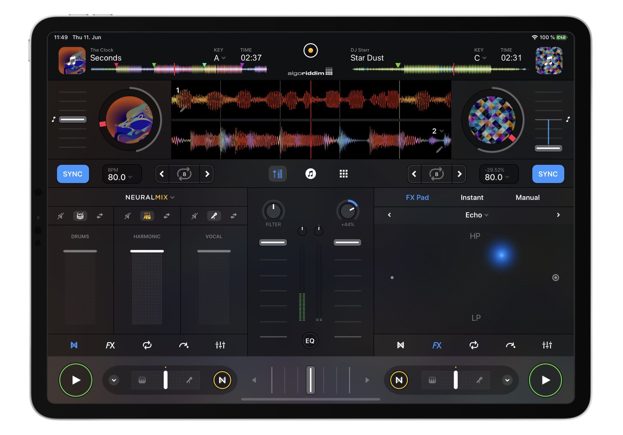 Algoriddim S New Djay Pro Ai Brings Real Time Separation Of Vocals Instruments And Beats To Djay For Ios Macrumors
