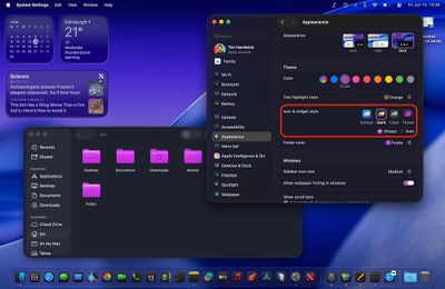 dark icons widgets macos 1