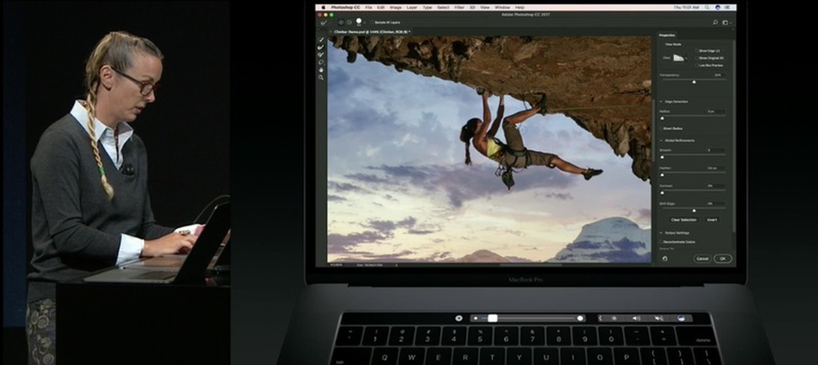 new macbook pro touch bar demo