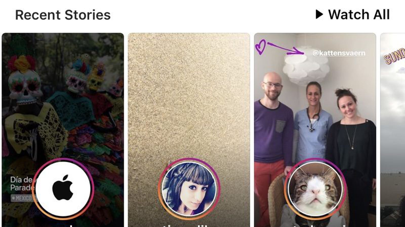 Instagram Makes Stories Previews More Prominent Tests Stop Motion Camera MacRumors