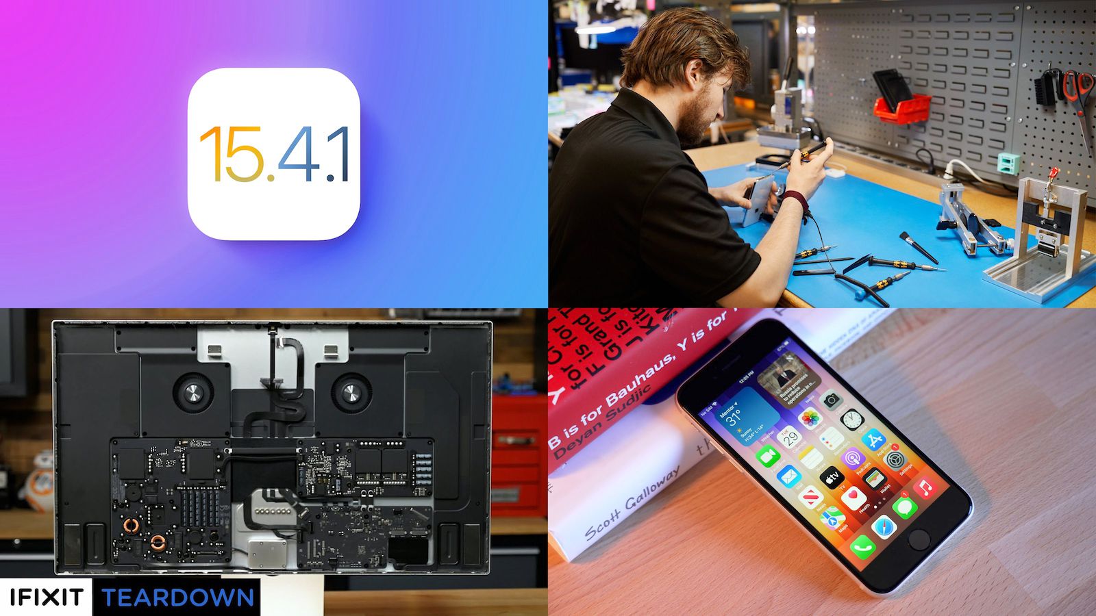 Top Stories: iOS 15.4.1 Released, Studio Display Teardown, and More