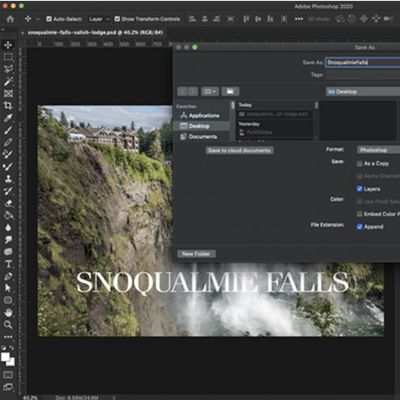 photoshop mac dark mode