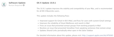 mac mail gmail 10.9
