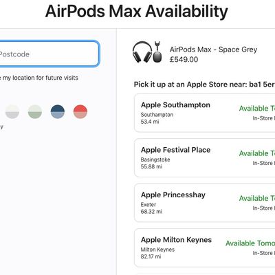 airpods max uk pickup