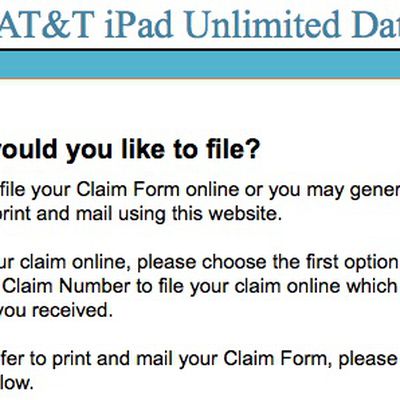 ipad 3g settlement claim