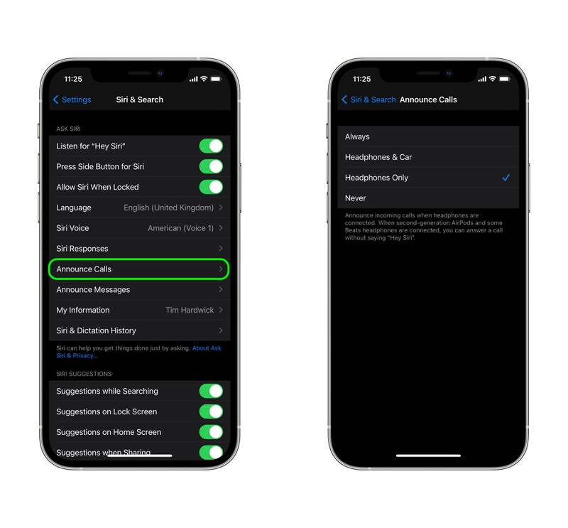 iOS 14.5: How to Answer Calls With Siri When Using Headphones - MacRumors