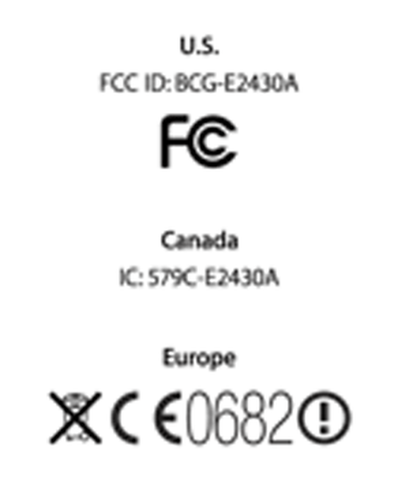 'N94' iPhone Gains an FCC ID BCGE2430A MacRumors
