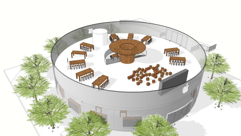 Construction Of Bangkok S Second Apple Retail Store Nears