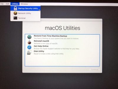 set a firmware password on your mac 2