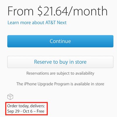 iphone 6s 1 2 weeks