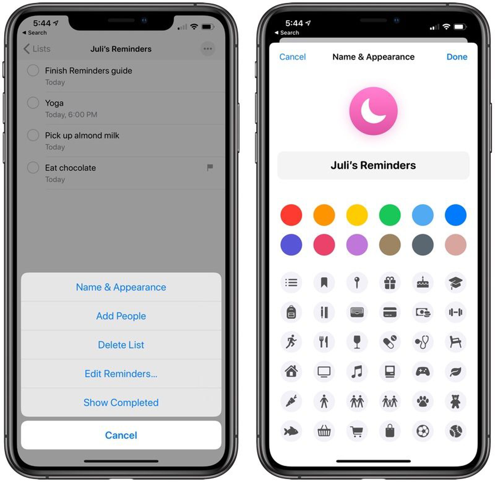 Reminders Complete Guide to iOS 13 MacRumors