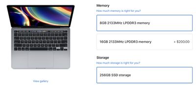 Doubles the Price of RAM on Entry-Level 13-Inch MacBook Pro - MacRumors