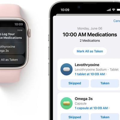 watchos 9 ios 16 medication list