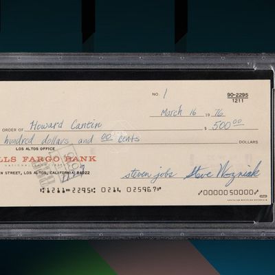 Steve Jobs Apple Check 2026 Auction