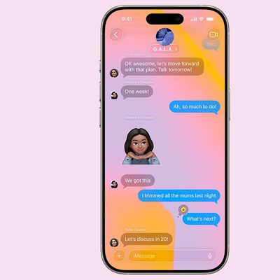 ios 26 messages backgrounds