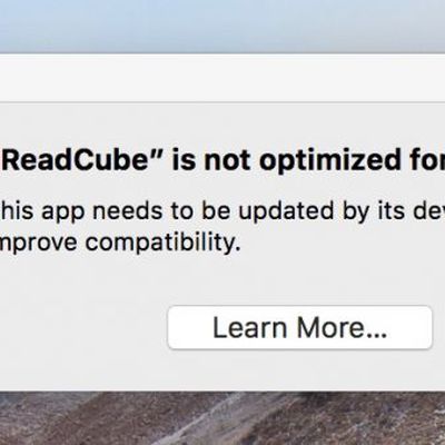 32 bit app warning message mac