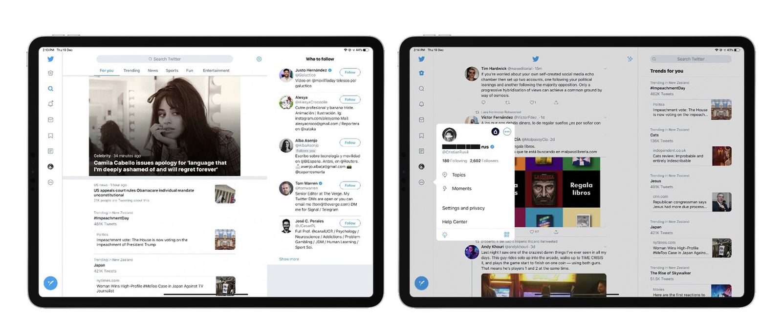 Twitter for iPad Updated With Redesigned Interface and Multi-Column ...