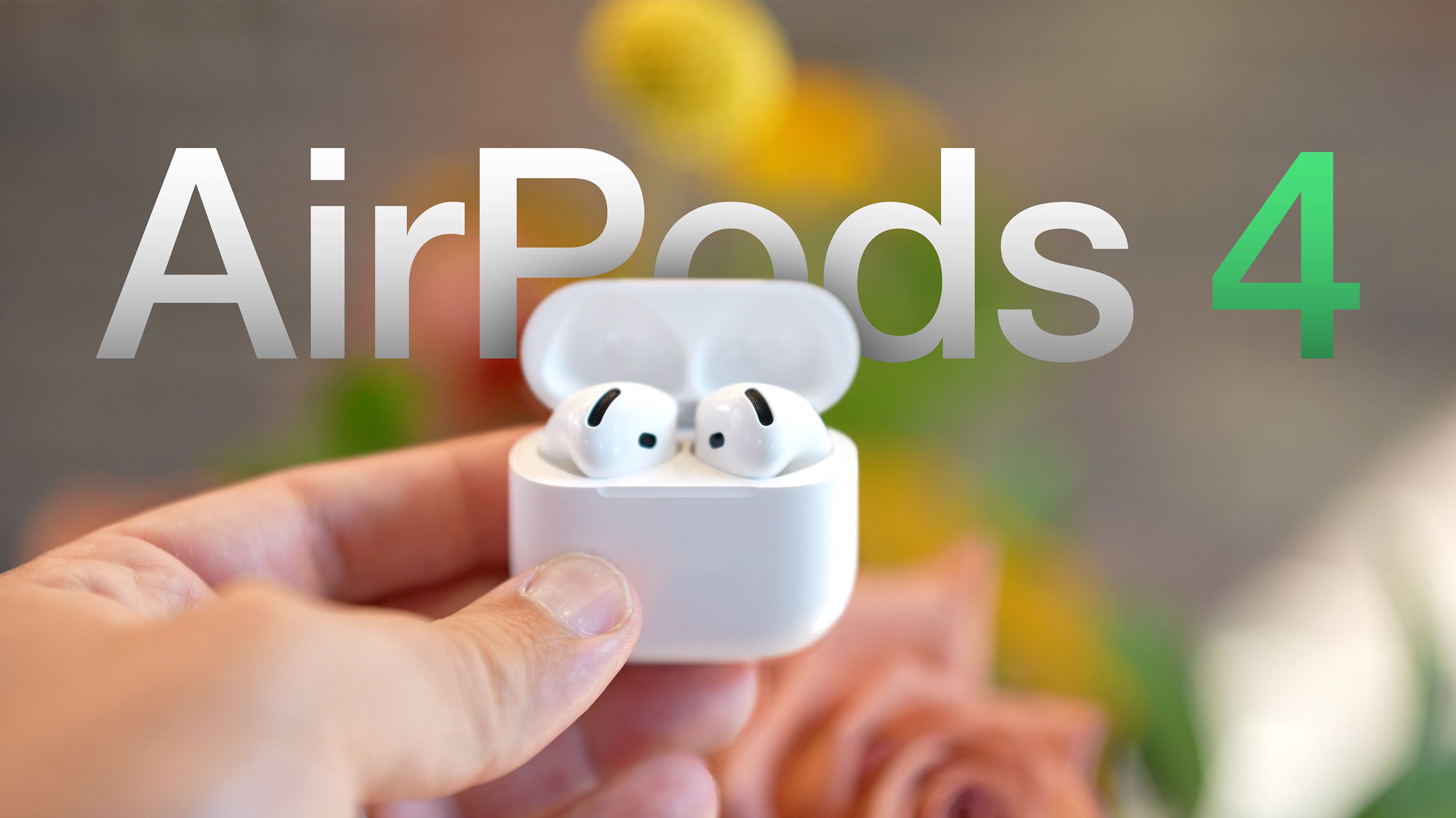 Тестирование новых AirPods 4 от Apple с активным шумоподавлением