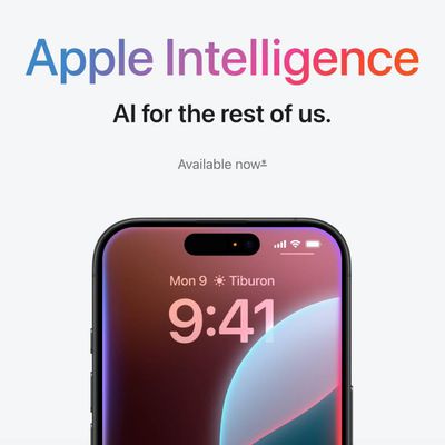 Apple Intelligence Available Now