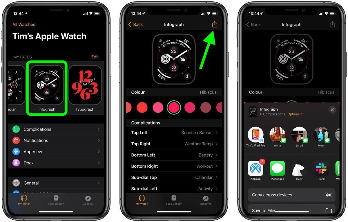 share apple watch faces image
