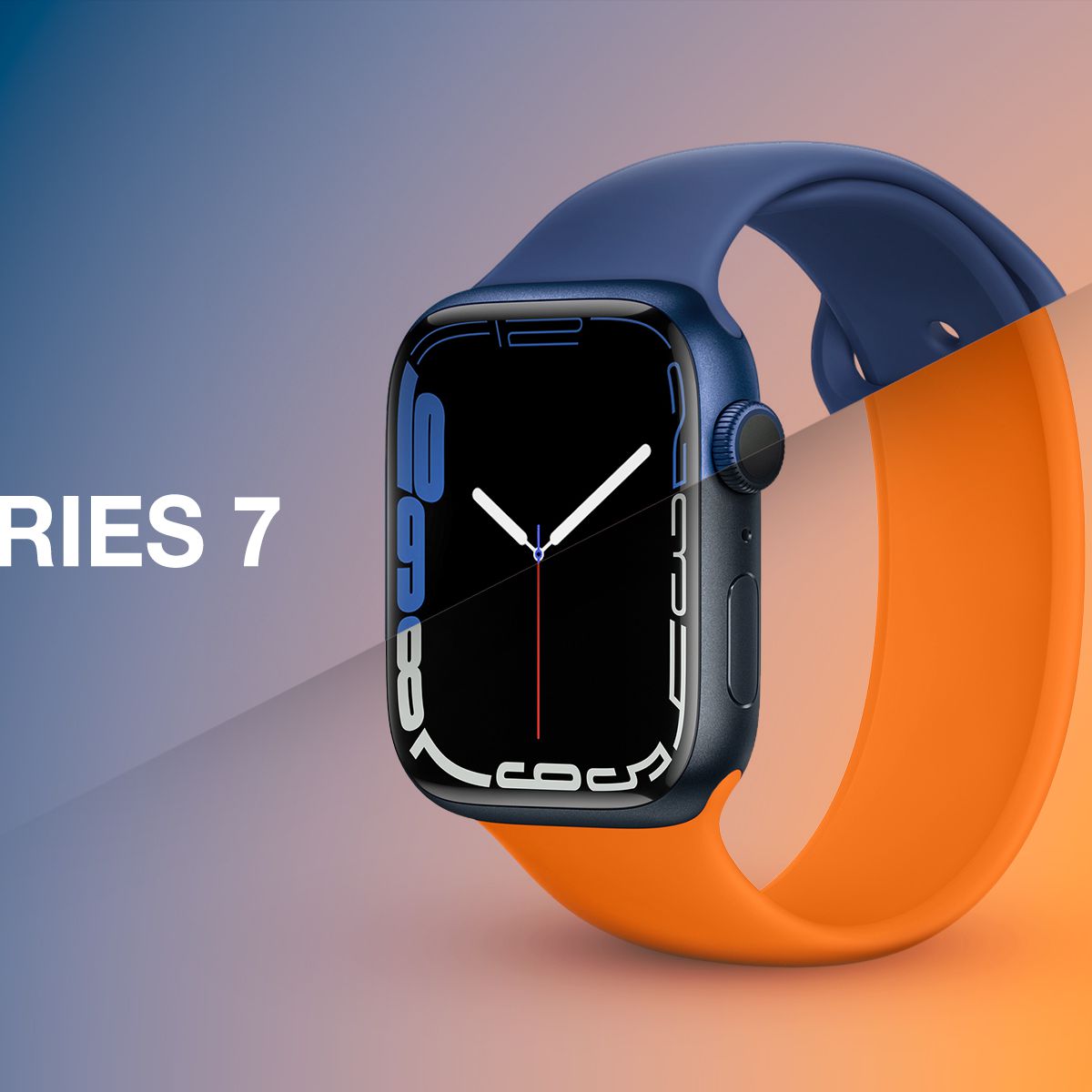 orange apple watch 7