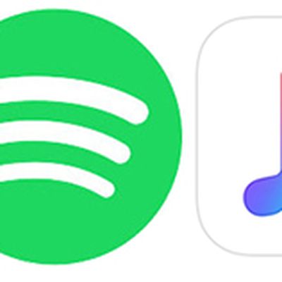 Spotify Apple Music logos