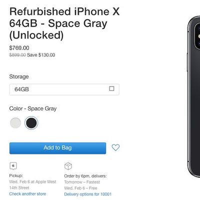 refurbished iphone x