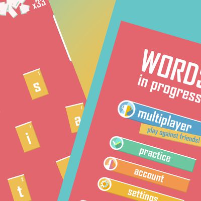 Words in Progress Feature