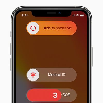 emergency sos iphone banner