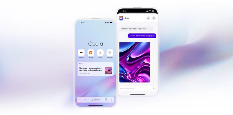 Το πρόγραμμα περιήγησης Opera One ξεκινά στο iOS με ενσωμάτωση Aria AI, φωνητική είσοδο, δημιουργία εικόνων και άλλα