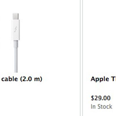 apple thunderbolt cables