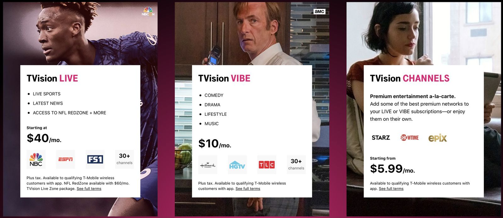 T Mobile Announces New TVision Streaming Service Offers Free