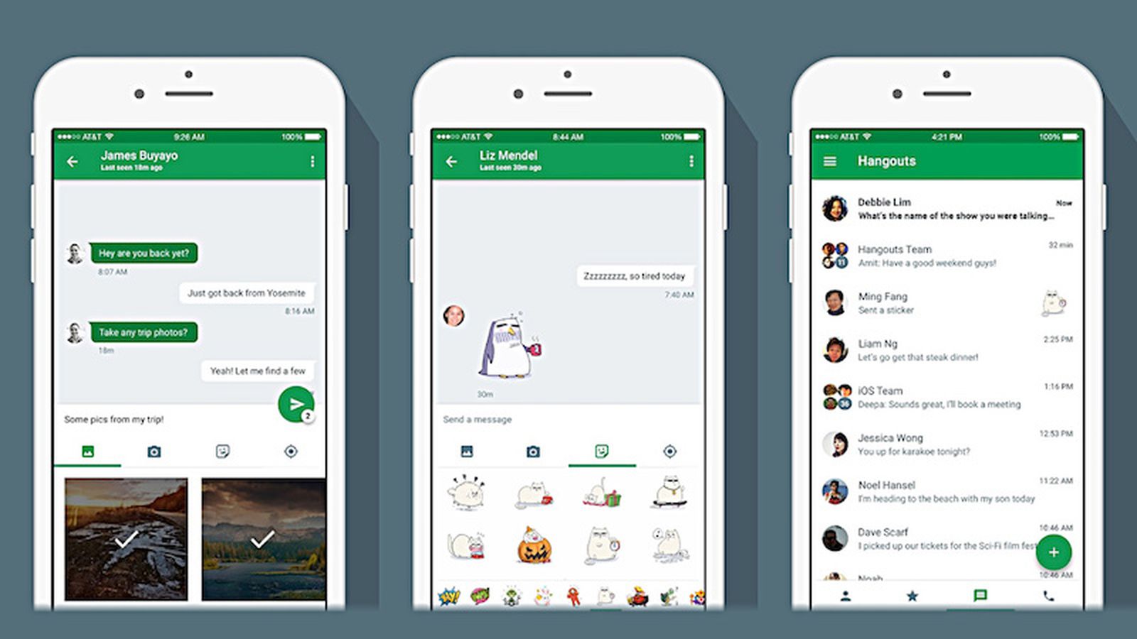 Hangouts for apple watch online