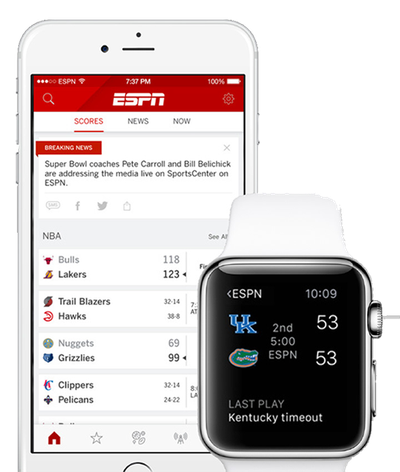 ESPN Apple Watch